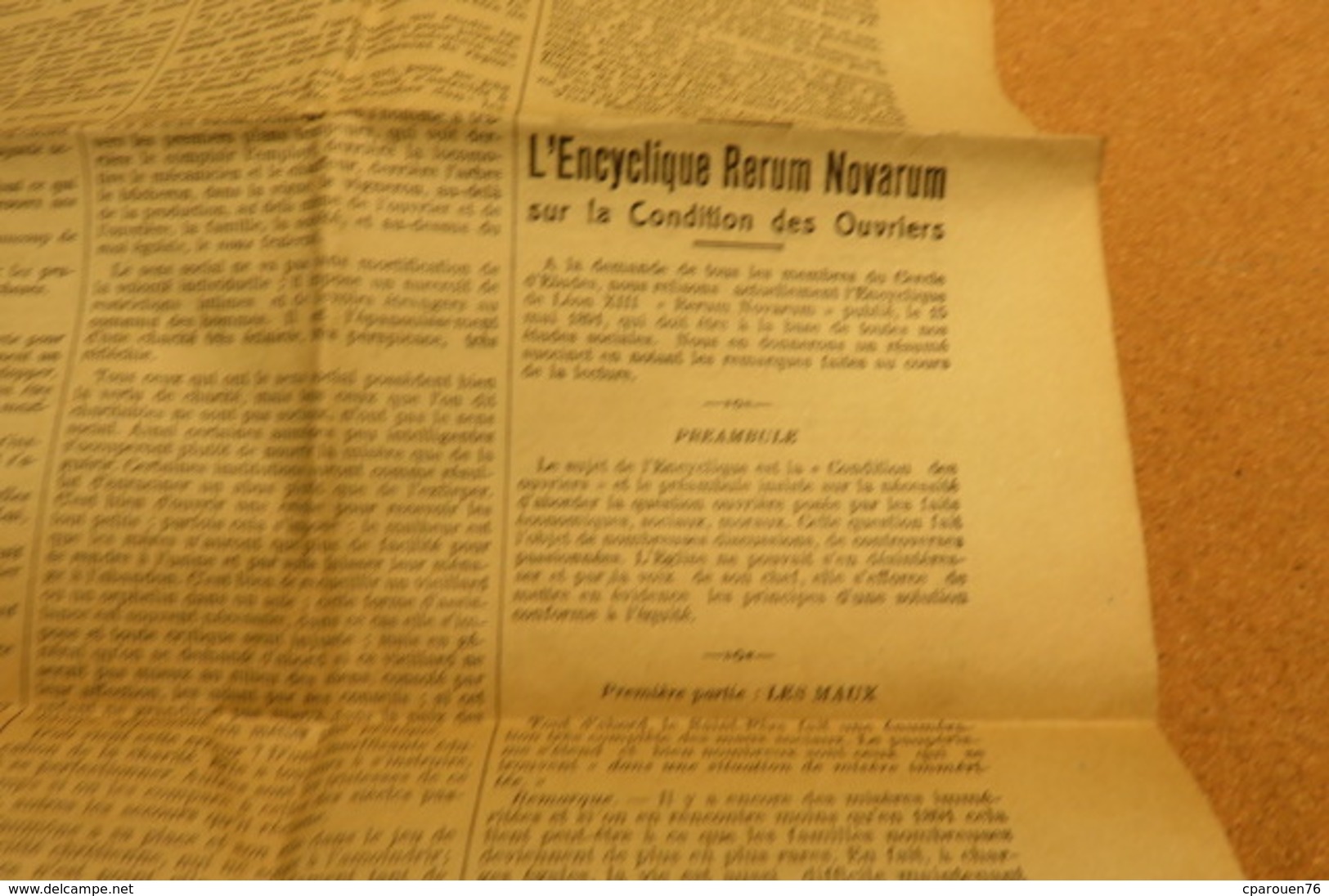 Journal Déc 1922 1 ère Année L'Espoir Sans Peur écho D'action Catholique Sociale  De Bolbec 76 Normandie Chrétienne - Autres & Non Classés