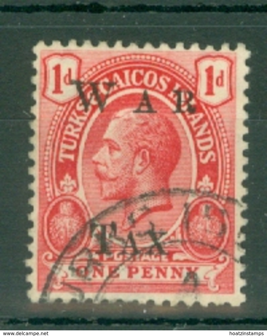 Turks & Caicos Is: 1919   'War Tax' OVPT   SG152    1d   Used - Turks & Caicos