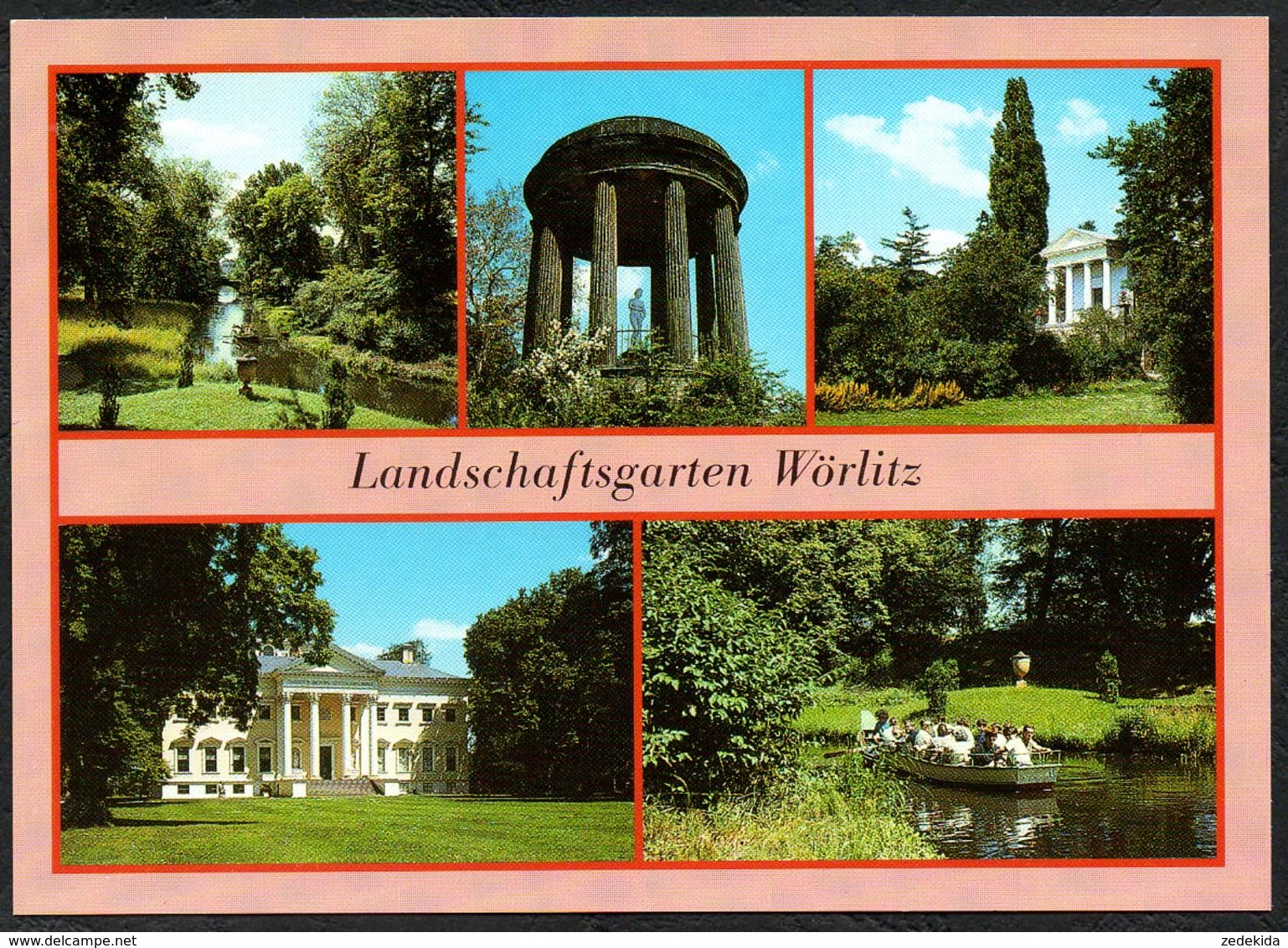 D1297 - TOP Wörlitz Wörlitzer Park - Verlag Bild Und Heimat Reichenbach - Wörlitz