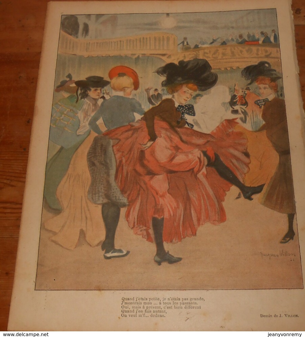 Le Rire. N° 378. 1er Février 1902. Dessins De Caran D'Ache,Villon, Métivet, Huard, Jeanniot, H. Somm..... - 1900 - 1949