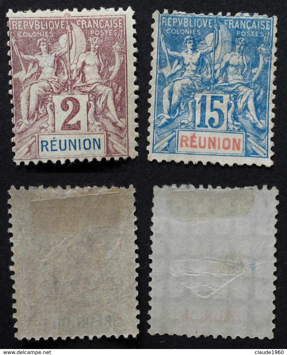 REUNION 1892 # 33-37 - Ungebraucht