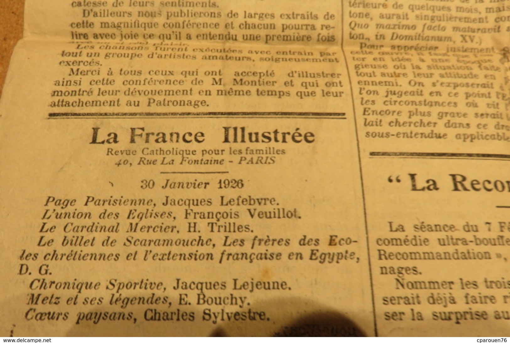 Journal Fév  26 L'Espoir Sans Peur Journal Paroissial St Michel De Bolbec 76 Normandie Chrétienne Edw Mon - Altri & Non Classificati