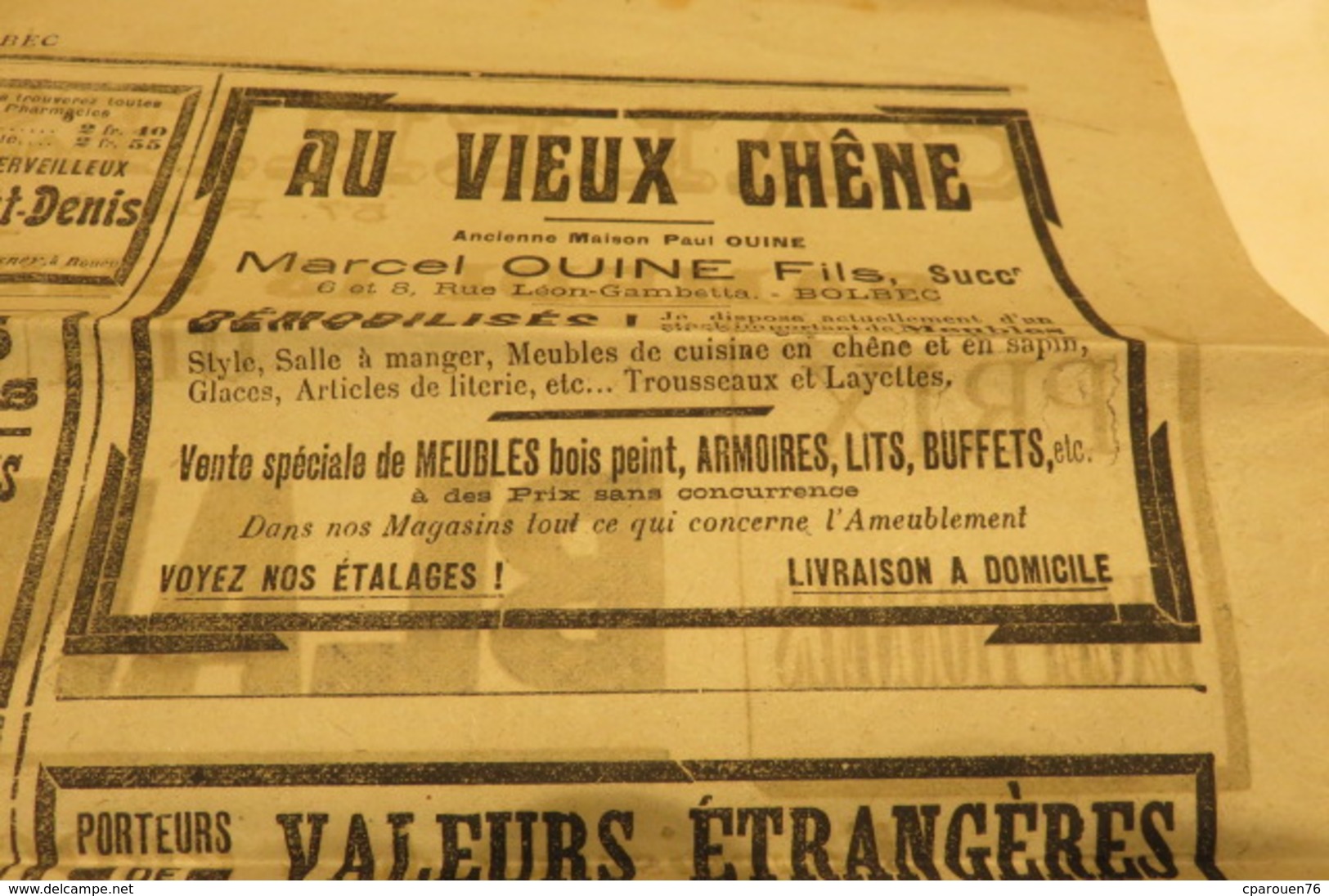 journal Le progrès de Bolbec 14 sept 1919 nouvelles locales Lillebonne Normandie 76