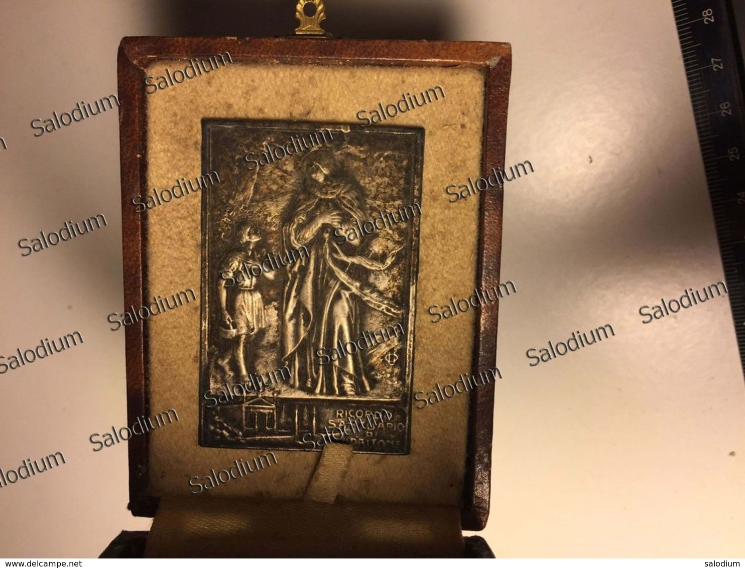 PAITONE - ricordo del santuario - oggetto originale d'epoca - no santino holy card Madonna Maria - Brescia