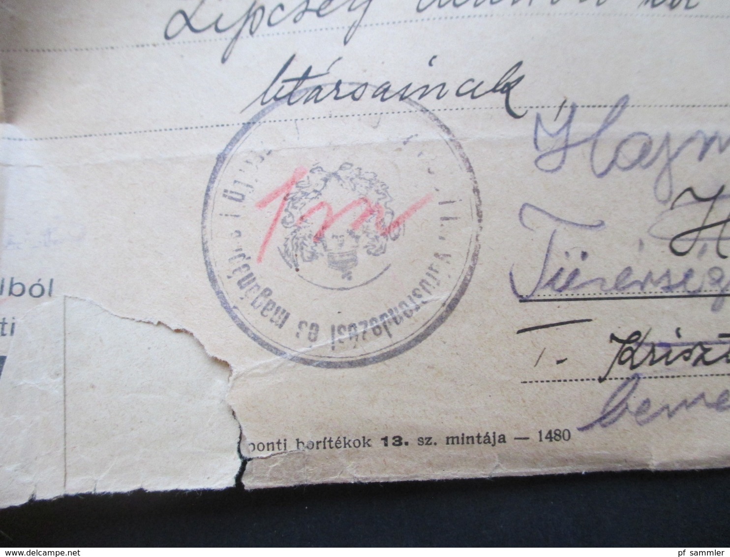Ungarn 1936 Beleg Mit 4 Nachporto Marken Budapest / Hajmasker Tabor Und X Stempel Nachgebühr! - Impuestos