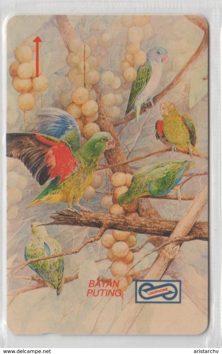 MALAYSIA 1992 BIRDS PARROT BAYAN PUTING - Parrots