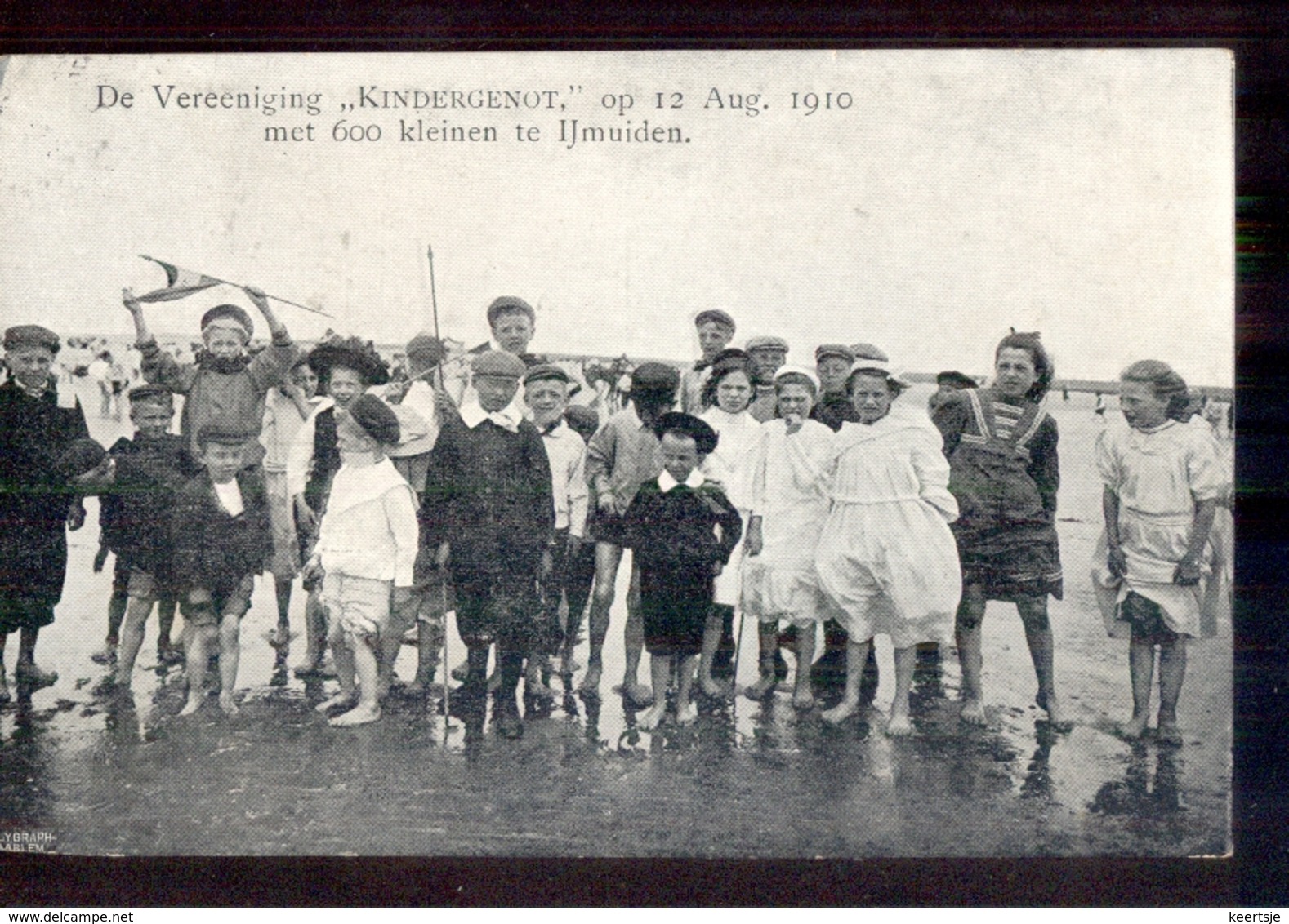 IJmuiden Vereeniging Kindergenot 1910 Amsterdam 19 Langebalk - IJmuiden