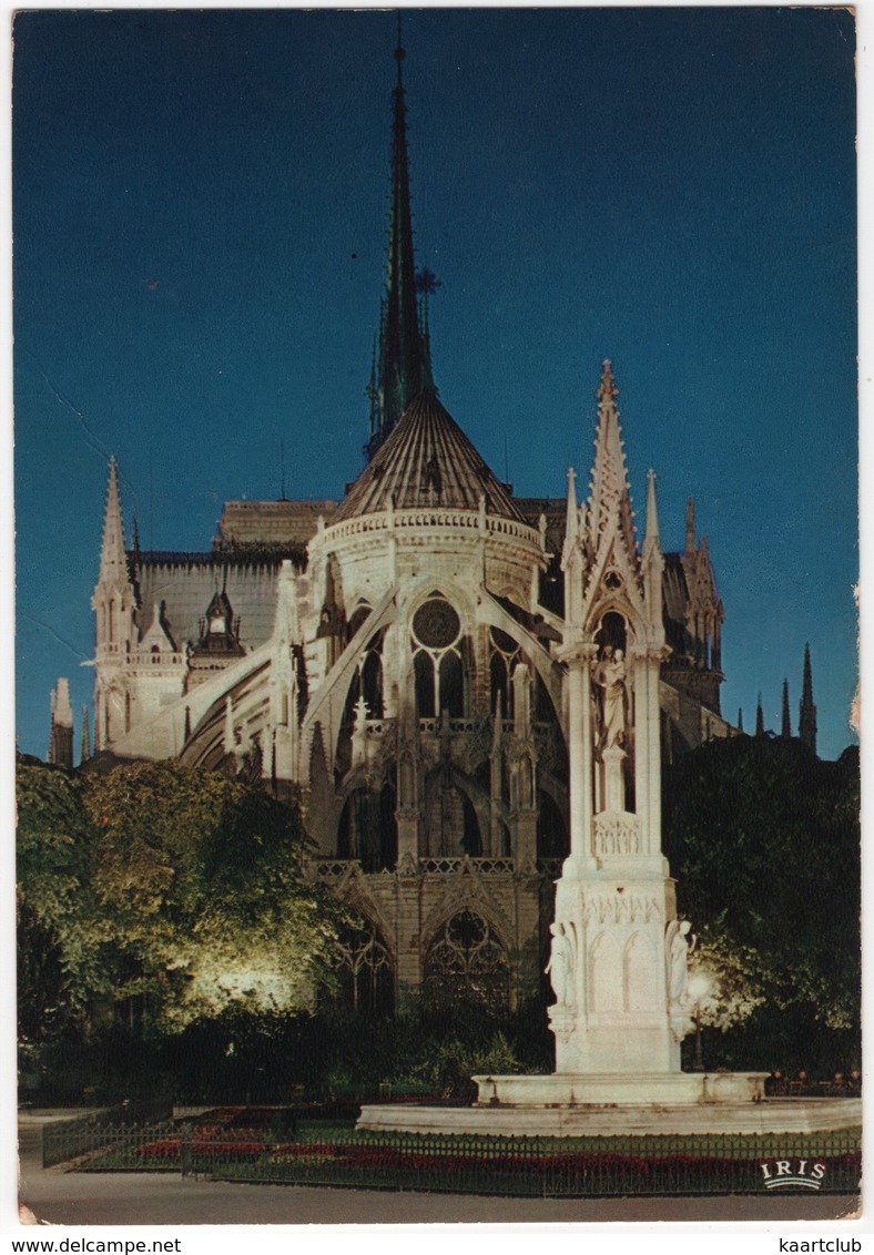 Paris - Notre-Dame : Le Chevet Illuminé - (1973) - Notre-Dame De Paris