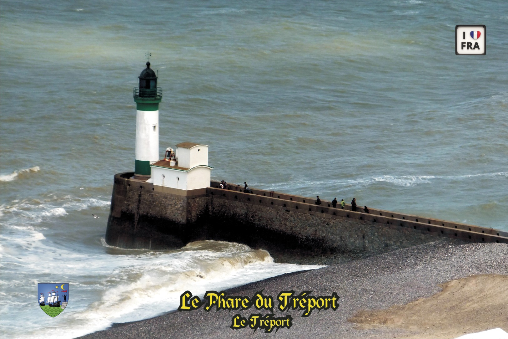Set 6 Cartes Postales, Phares, Lighthouses Of Europe, France, Le Tréport, Le Phare Du Tréport - Fari