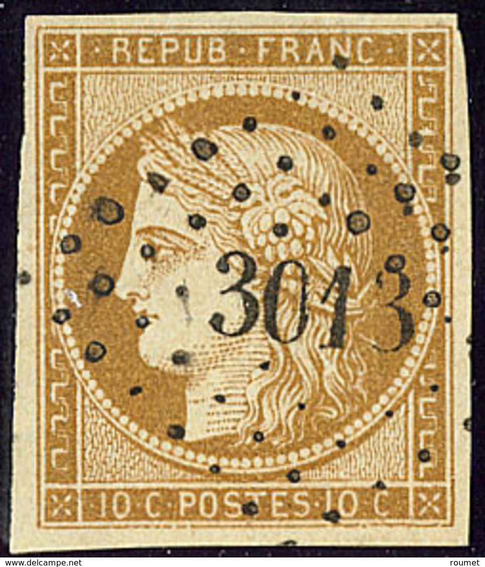 No 1, Obl Pc 3013. - TB - 1849-1850 Cérès