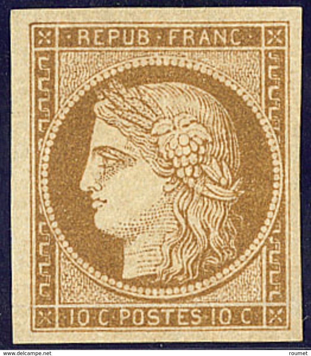 * No 1a, Bistre-brun, Très Frais. - TB. - R - 1849-1850 Cérès