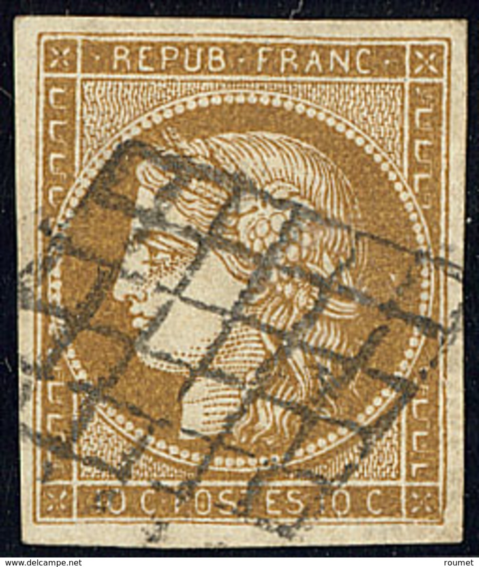 No 1c, Nuance Très Foncée, Jolie Pièce. - TB - 1849-1850 Ceres