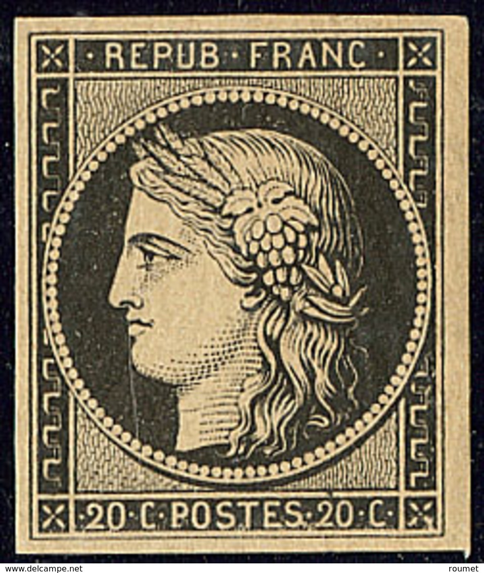 ** No 3, Noir, Jolie Pièce. - TB. - R - 1849-1850 Ceres