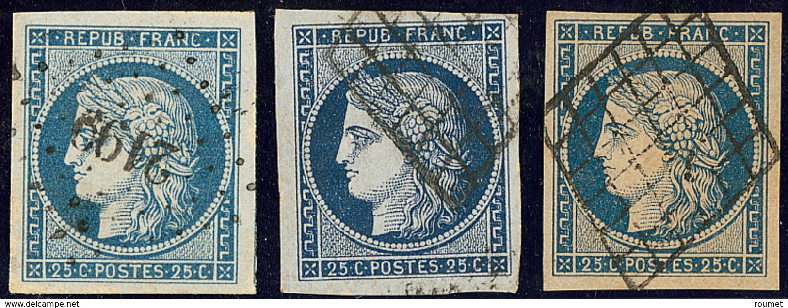 Nos 4, 4a, 4b, Ex Choisis. - TB - 1849-1850 Cérès