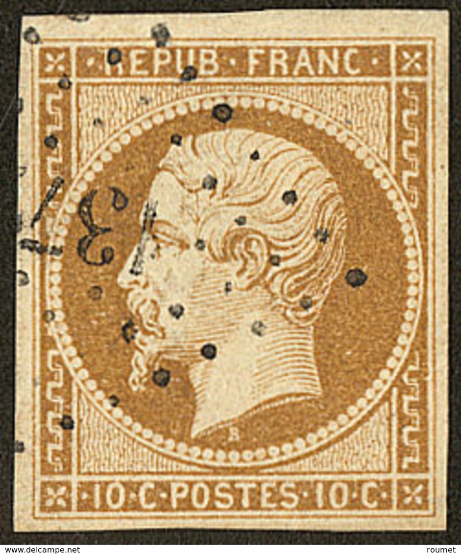 No 9, Obl Pc. - TB - 1852 Louis-Napoleon