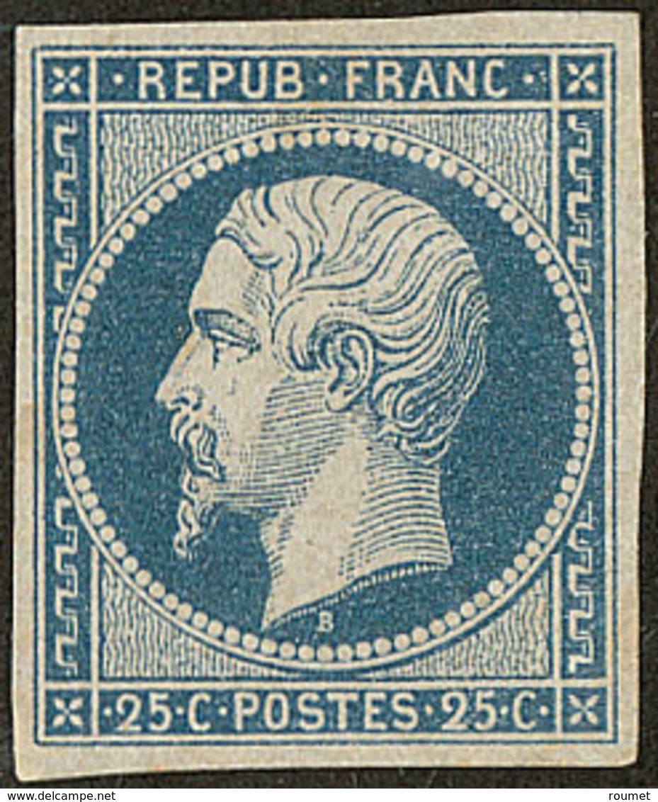 * No 10, Bleu, Très Frais. - TB. - RR - 1852 Louis-Napoléon