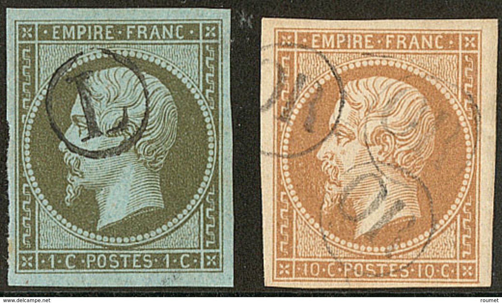 Nos 11, 13A, Obl Rurale. - TB - 1853-1860 Napoléon III