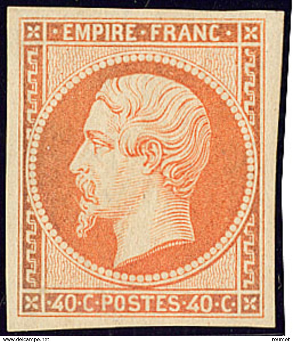 ** No 16, Orange, Très Jolie Pièce. - TB. - RR - 1853-1860 Napoleon III