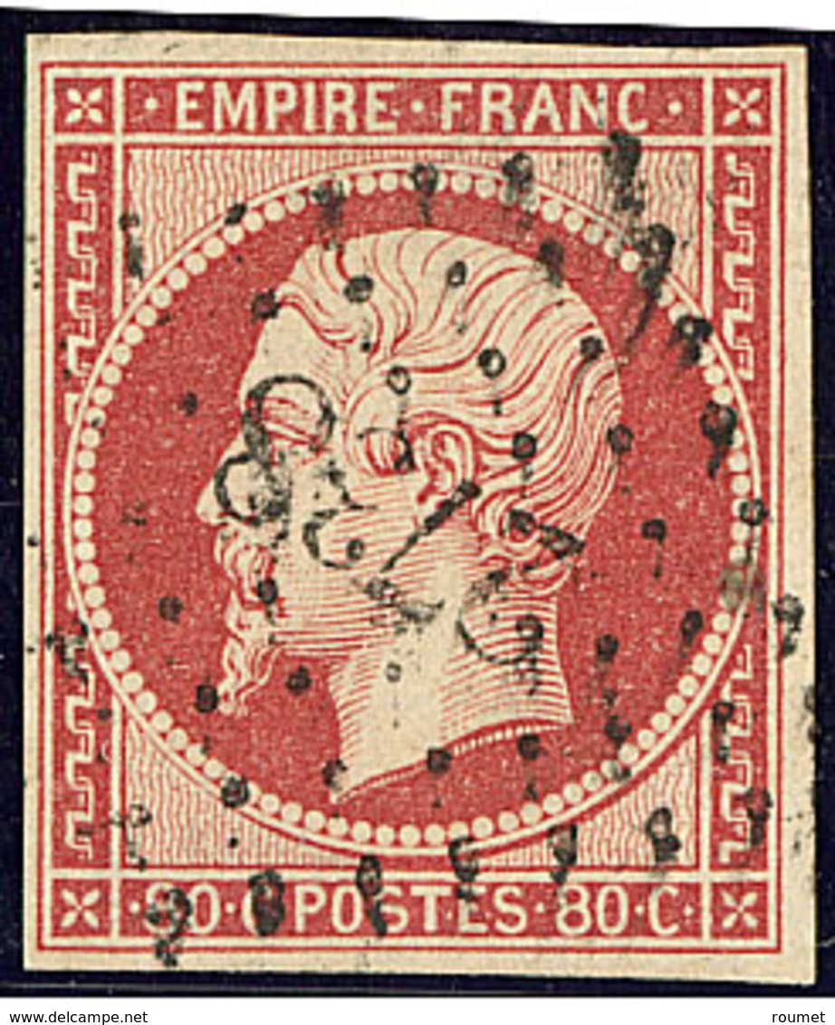 Vermillonné. No 17Ad. - TB - 1853-1860 Napoléon III