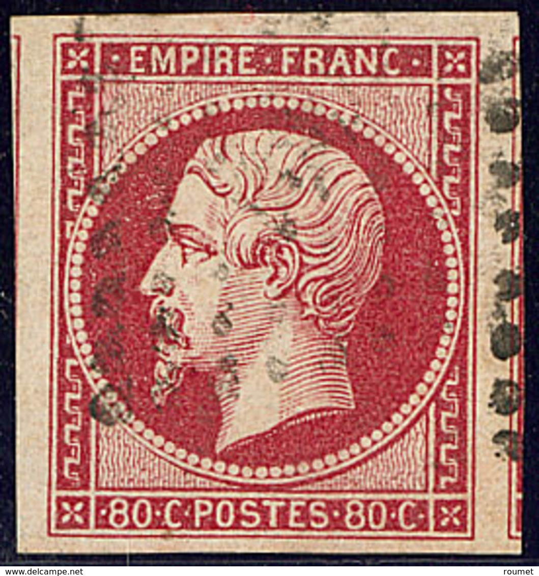 Groseille. No 17Bd, Deux Voisins, Ex Choisi. - TB (N°et Cote Maury) - 1853-1860 Napoléon III.