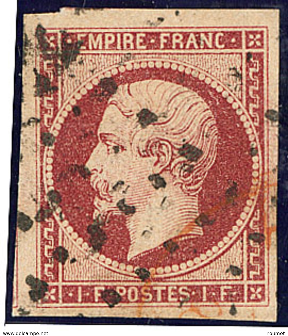 No 18, Obl Gros Points, Deux Voisins, Jolie Pièce. - TB. - R - 1853-1860 Napoléon III.