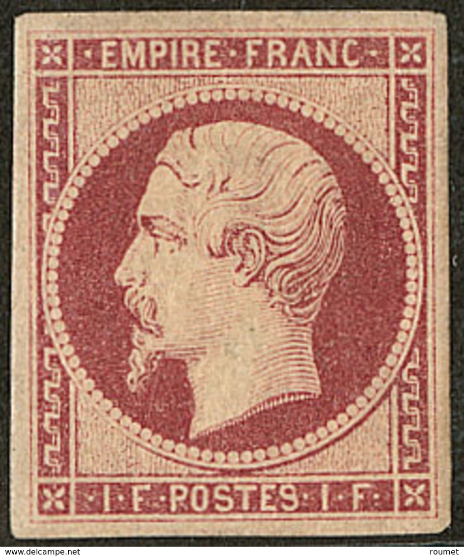 (*) No 18a, Carmin Foncé, Jolie Pièce. - TB. - R - 1853-1860 Napoleon III