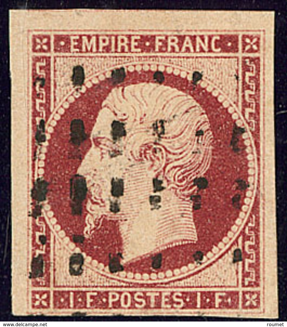 No 18a, Un Voisin, Obl Gros Points, Jolie Pièce. - TB. - R - 1853-1860 Napoléon III