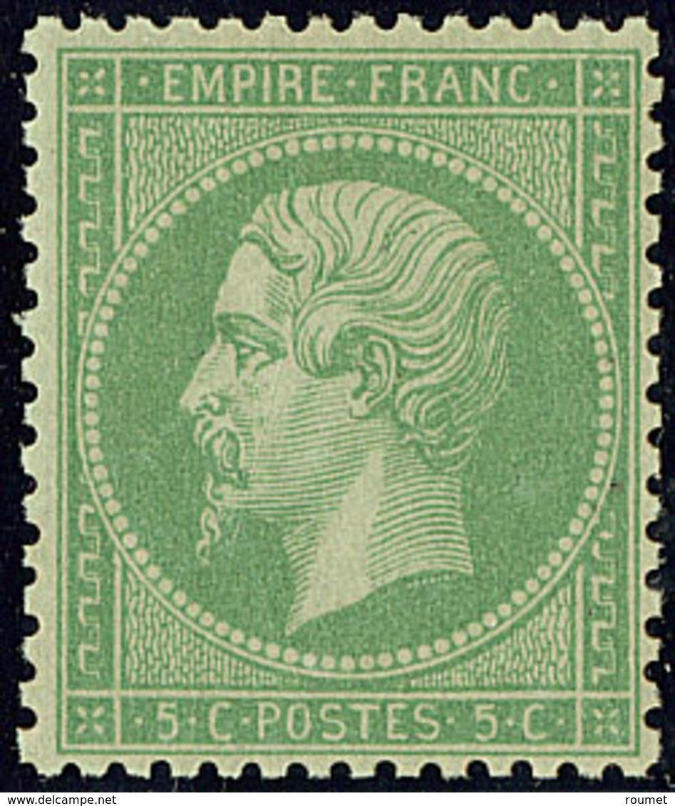 ** No 20a, Vert Foncé, Superbe - 1862 Napoléon III