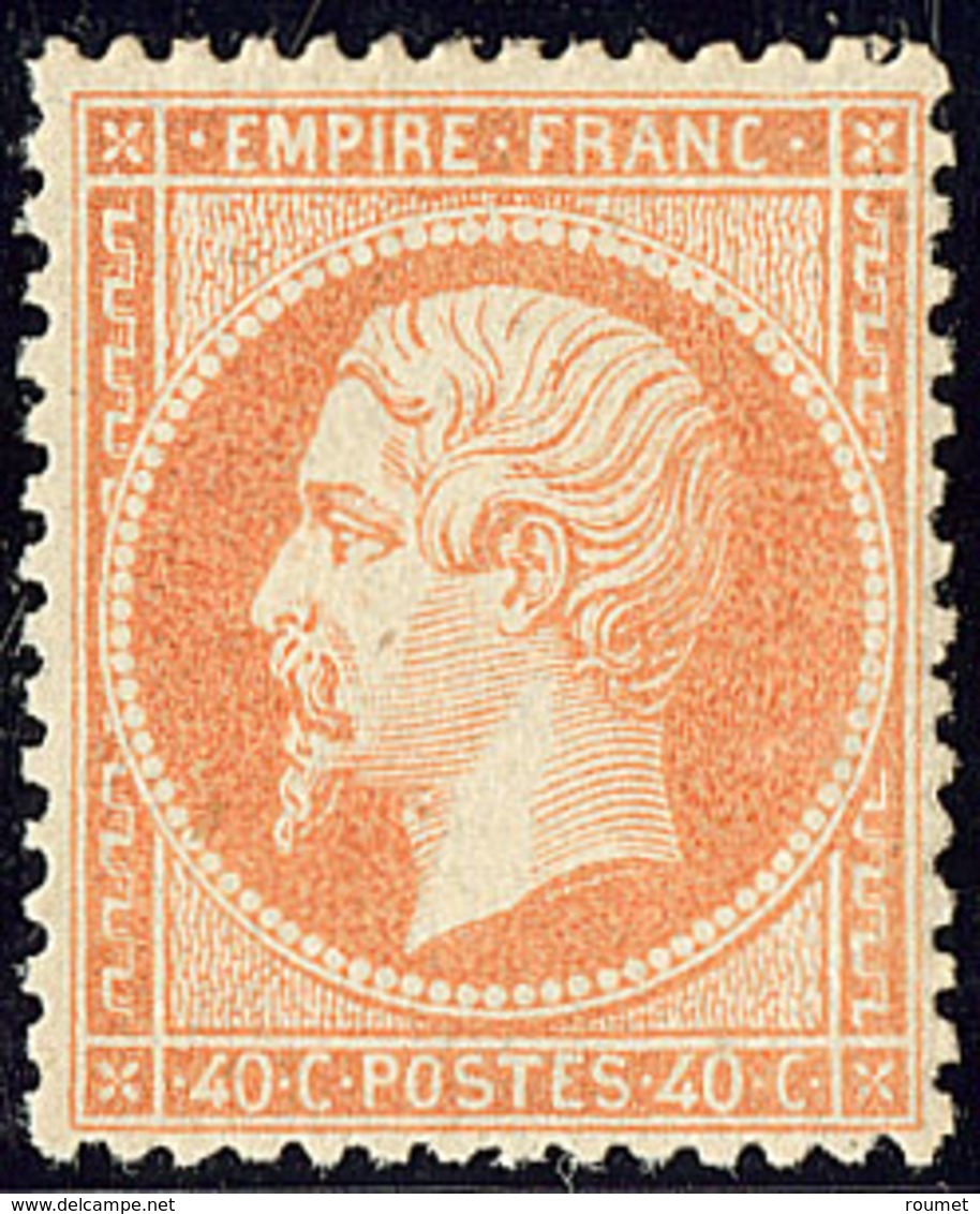 ** No 23, Orange, Jolie Pièce. - TB. - R - 1862 Napoléon III.