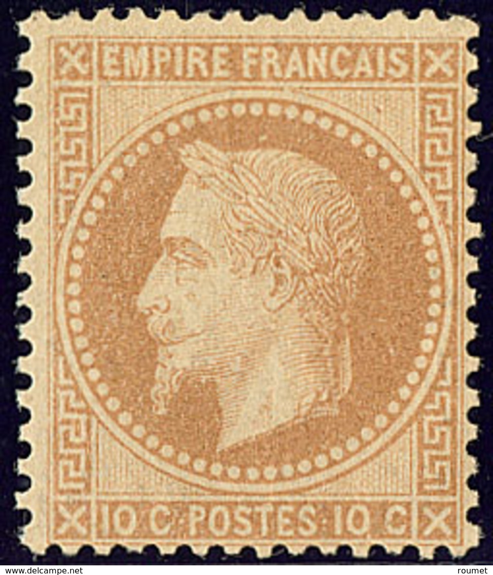 ** No 28A, Bistre, Très Frais. - TB. - R - 1863-1870 Napoléon III Lauré