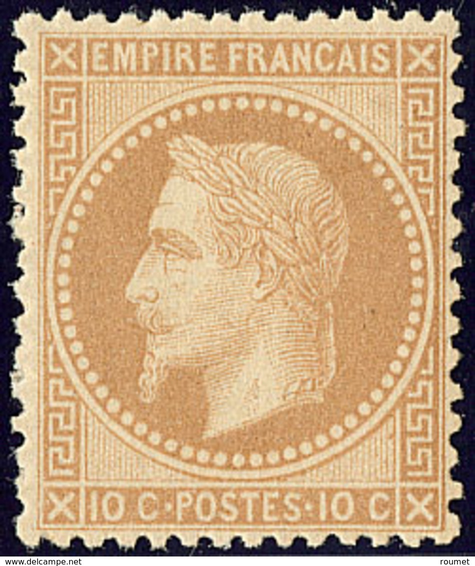 ** No 28B, Bistre, Très Frais. - TB - 1863-1870 Napoleon III With Laurels