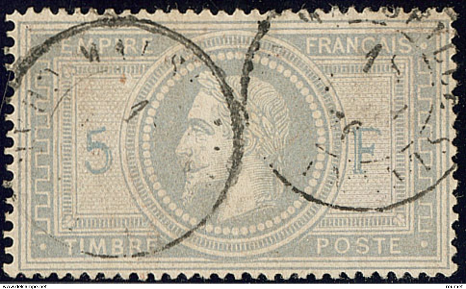 No 33A, Violet Gris, Obl Cad. - TB - 1863-1870 Napoleon III With Laurels