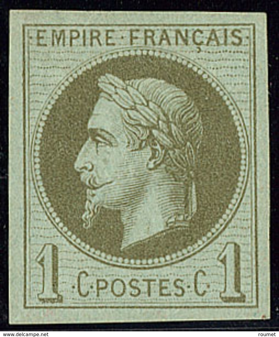 * Rothschild. No 25c, Gomme Diminuée Sinon TB. - R - 1863-1870 Napoléon III Lauré