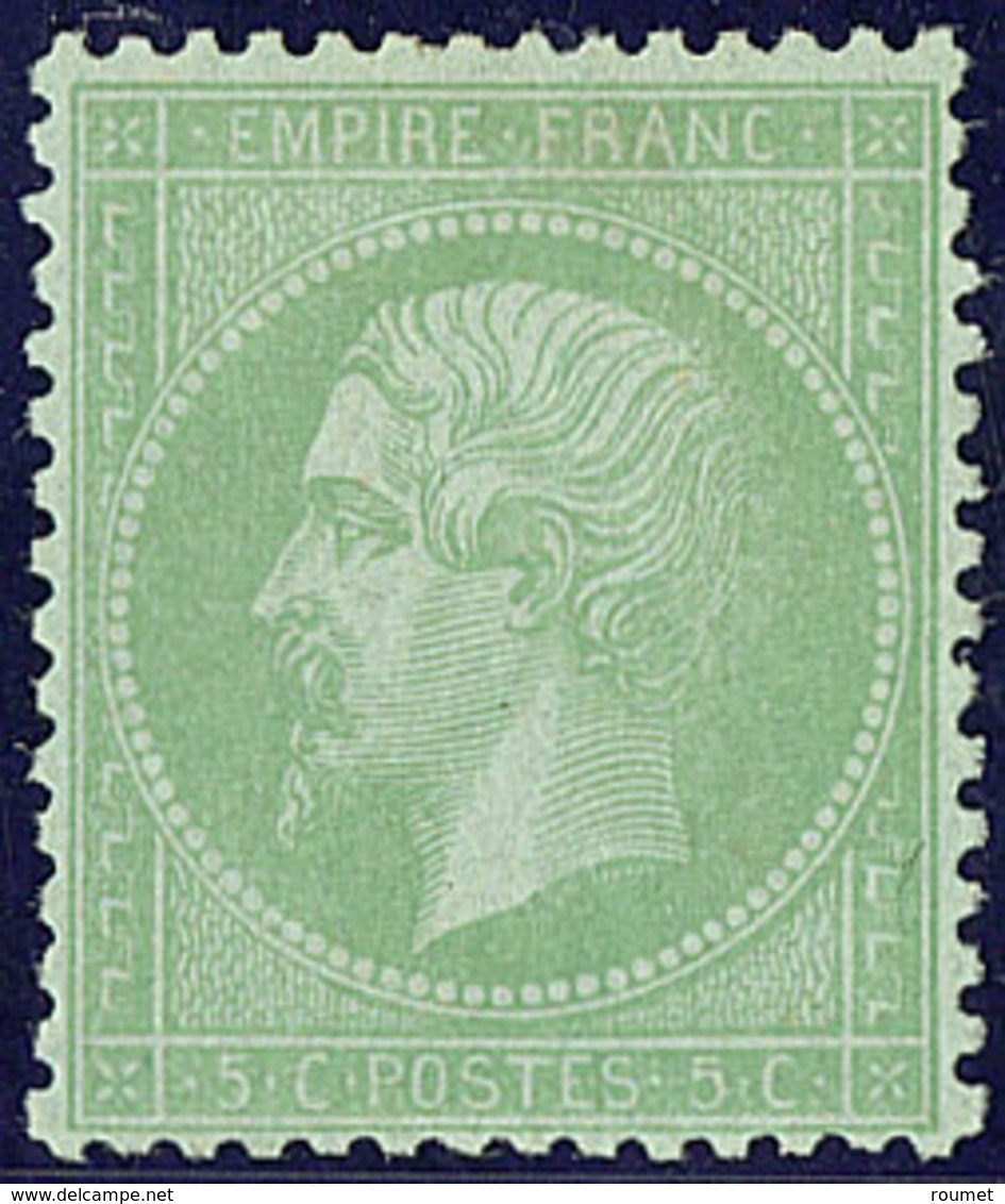 * No 35, Vert Pâle Sur Bleu. - TB. - R - 1870 Siège De Paris