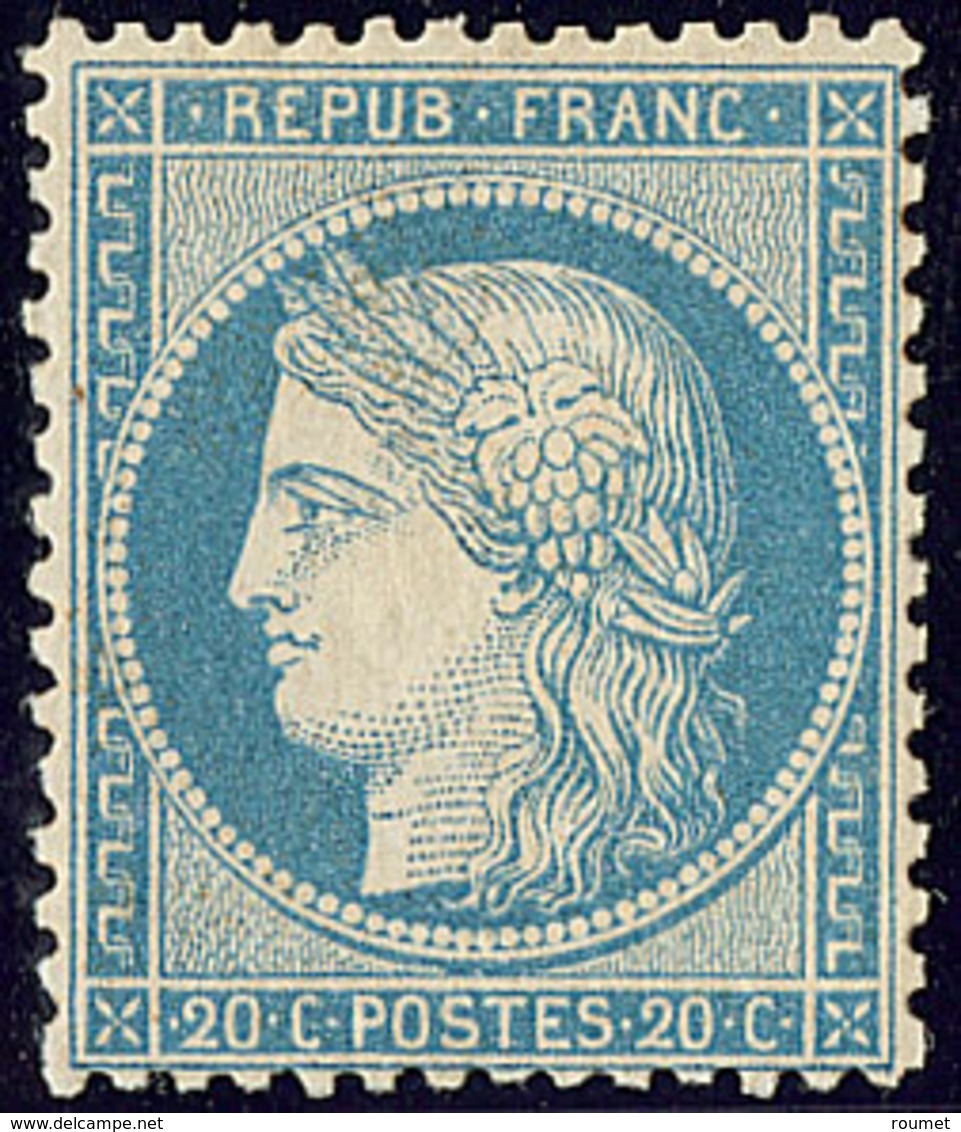 ** No 37, Bleu, Très Frais Et Centré. - TB - 1870 Beleg Van Parijs