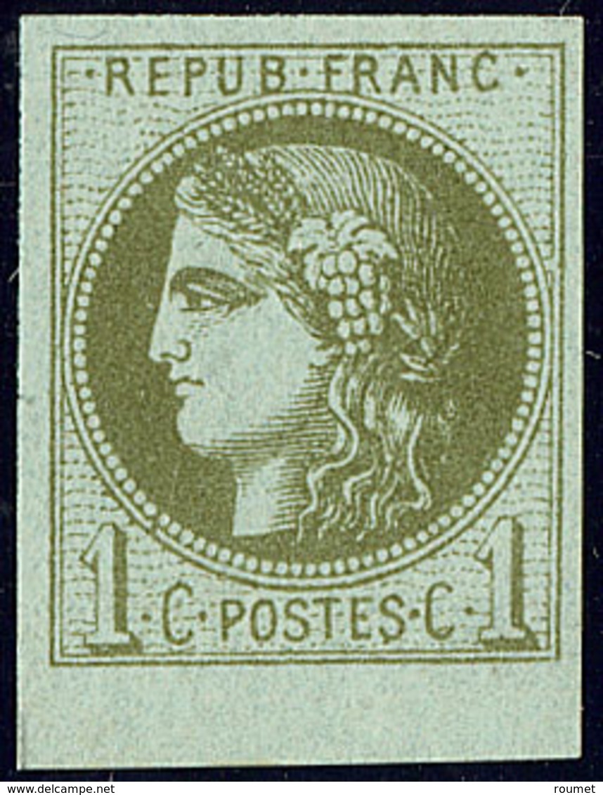 ** No 39C, Olive, Bdf, Très Frais. - TB - 1870 Emission De Bordeaux