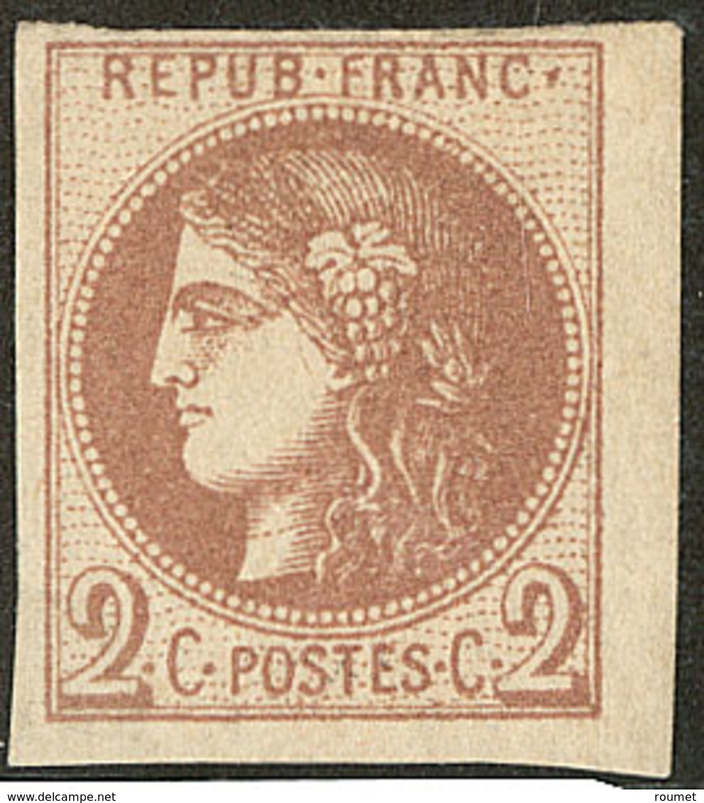 * Report I. No 40A, Très Frais. - TB. - R - 1870 Bordeaux Printing