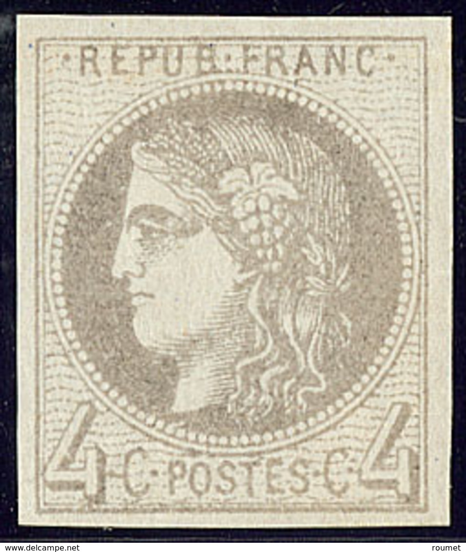 * No 41B, Gris, Quasiment **, Très Frais. - TB - 1870 Ausgabe Bordeaux