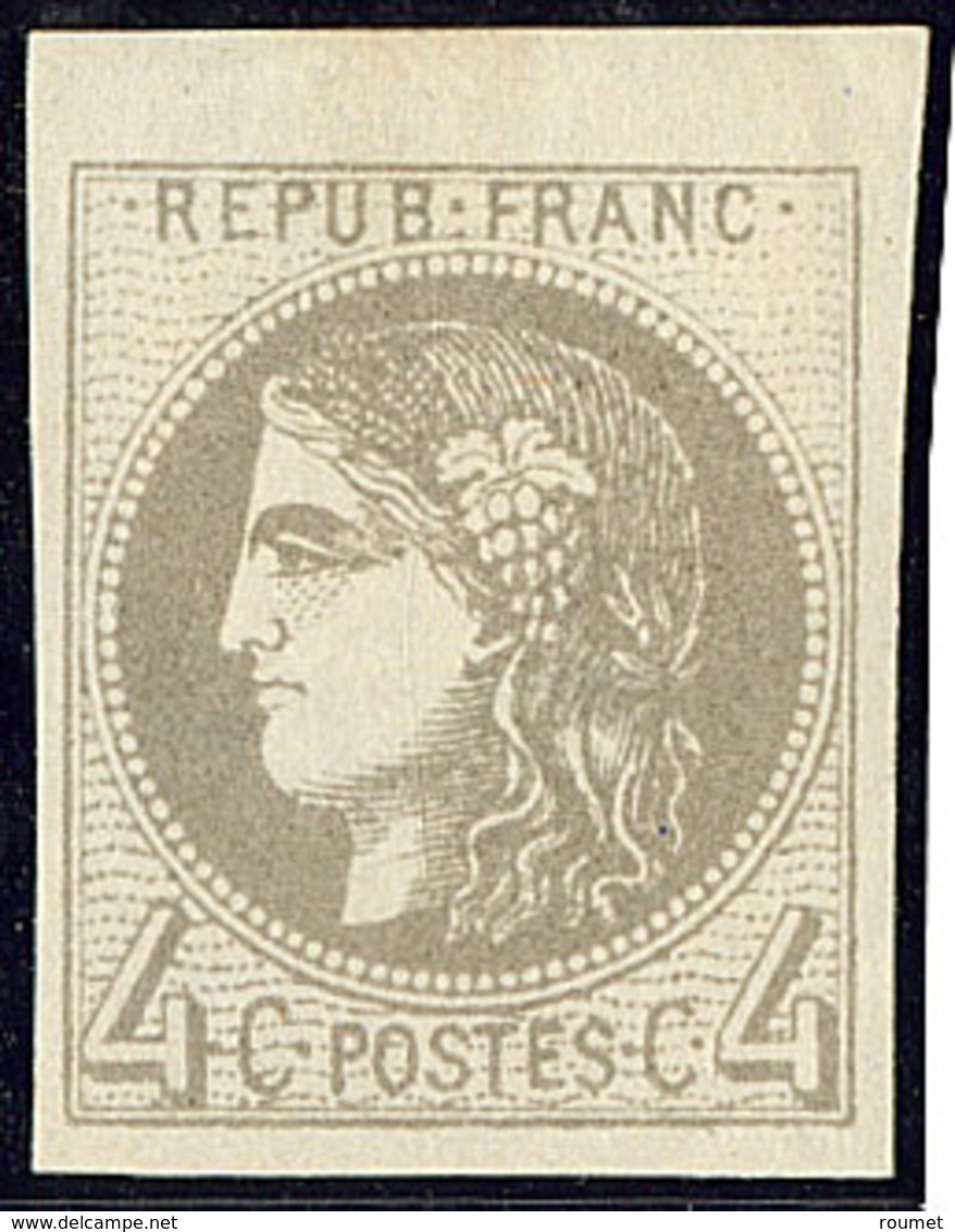 * No 41Bd, Gris Foncé, Petit Bdf, Forte Charnière Mais Très Frais Et TB - 1870 Bordeaux Printing
