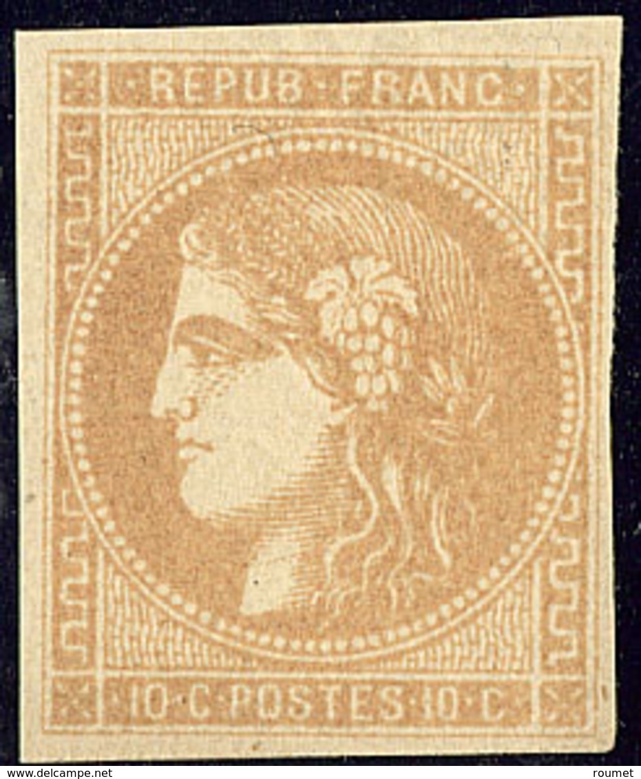 ** No 43A, Bistre, Très Frais. - TB. - R - 1870 Bordeaux Printing