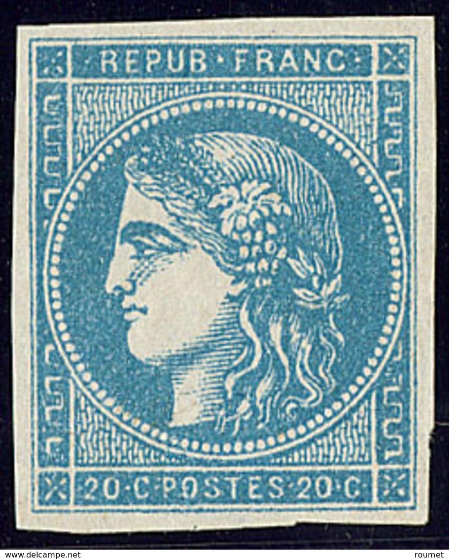 ** No 45C, Bleu, Superbe. - R - 1870 Bordeaux Printing