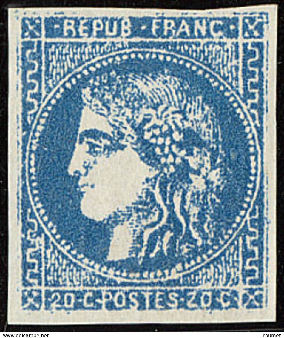 * Faux De Marseille. No 46B. - TB - 1870 Bordeaux Printing