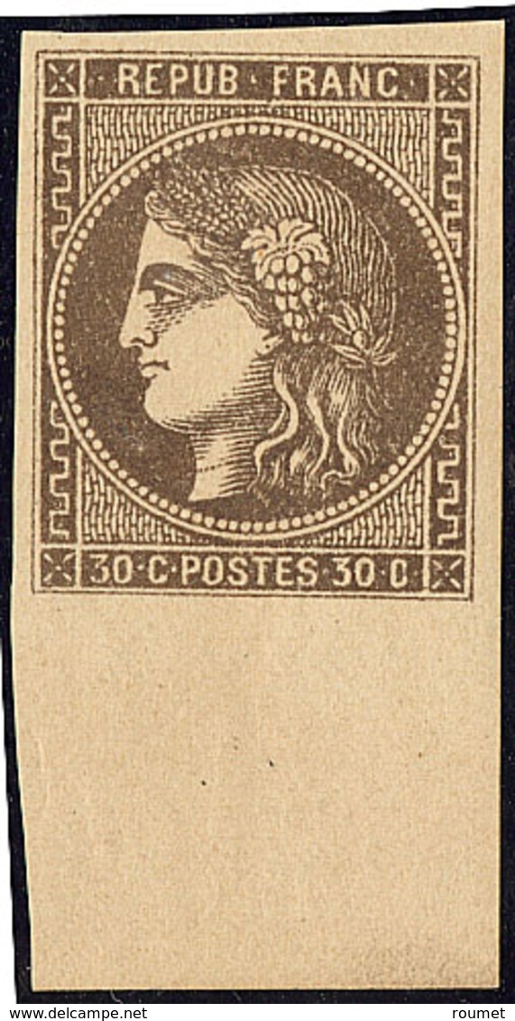 ** No 47, Brun, Bdf, Jolie Pièce. - TB - 1870 Bordeaux Printing