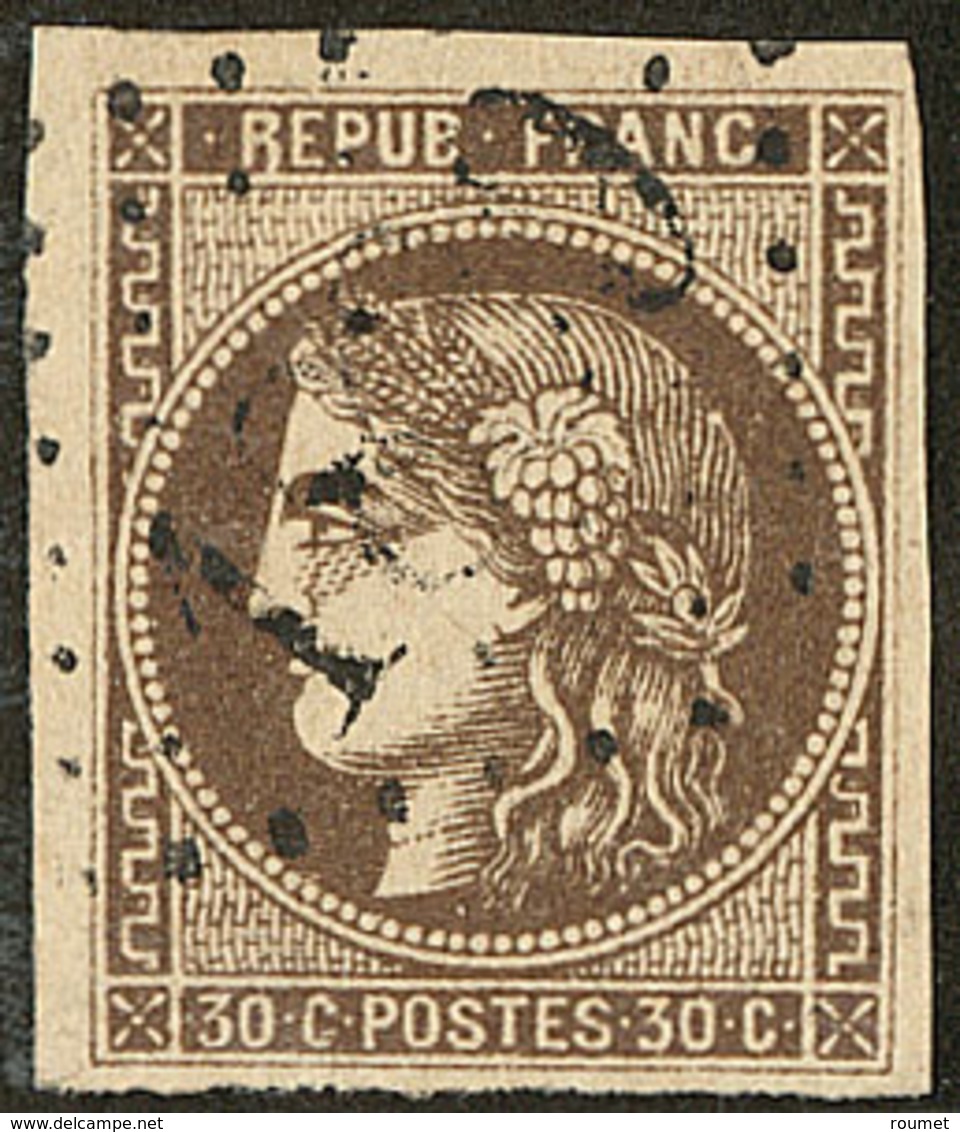 R Relié Au Cadre. No 47e, Pos. 2. - TB - 1870 Emission De Bordeaux