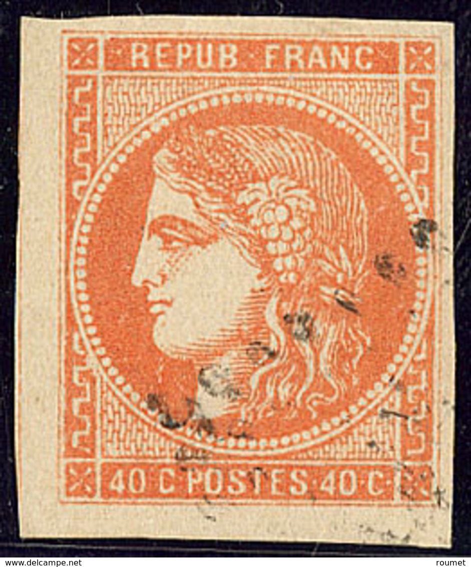 No 48, Un Voisin, Ex Choisi. - TB - 1870 Bordeaux Printing