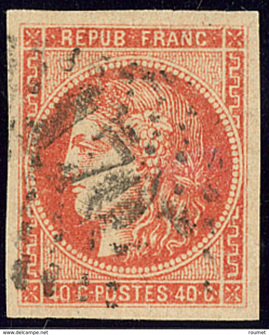 No 48d, Obl Gc 1707. - TB - 1870 Bordeaux Printing