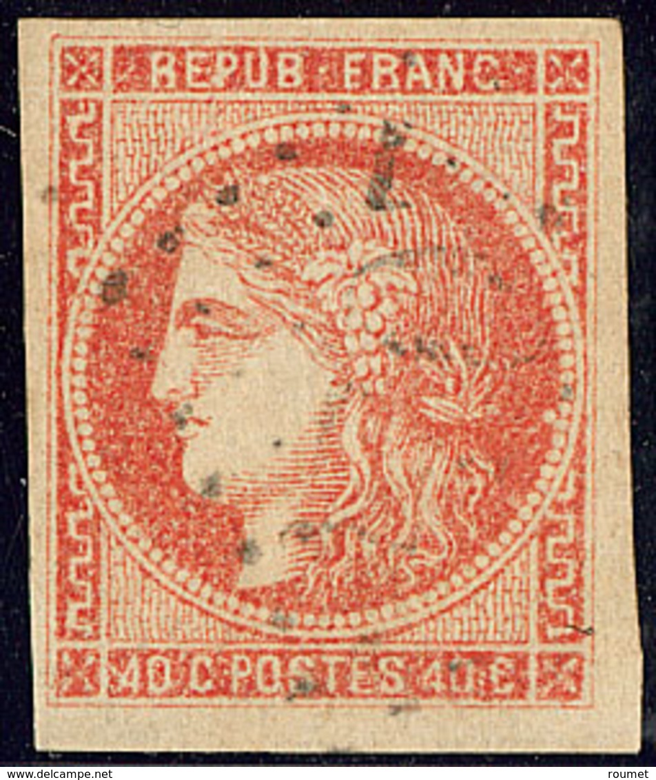 No 48g, Vermillon Vif. - TB. - R - 1870 Uitgave Van Bordeaux