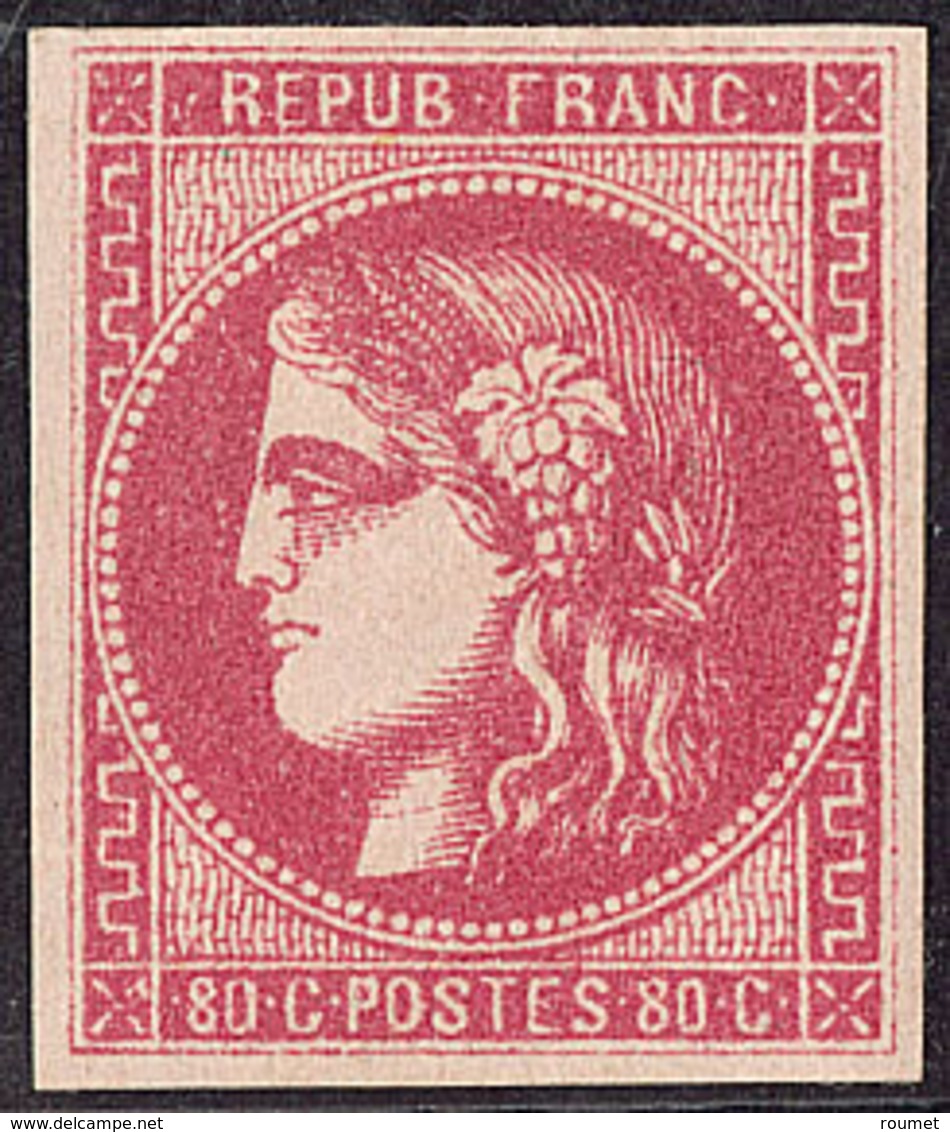 * No 49b, Rose Vif, Très Frais. - TB - 1870 Bordeaux Printing