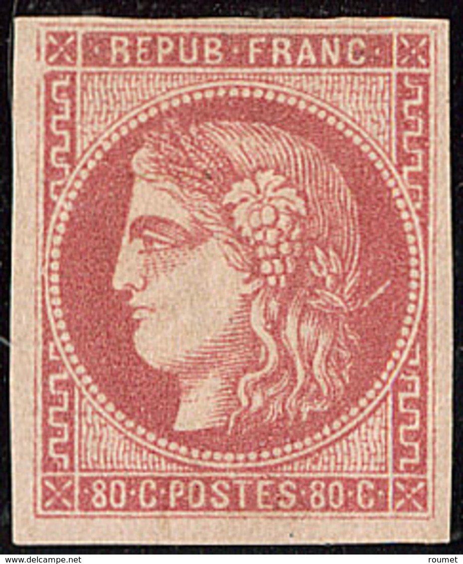 * No 49d, Groseille, Très Frais. - TB. - R - 1870 Bordeaux Printing