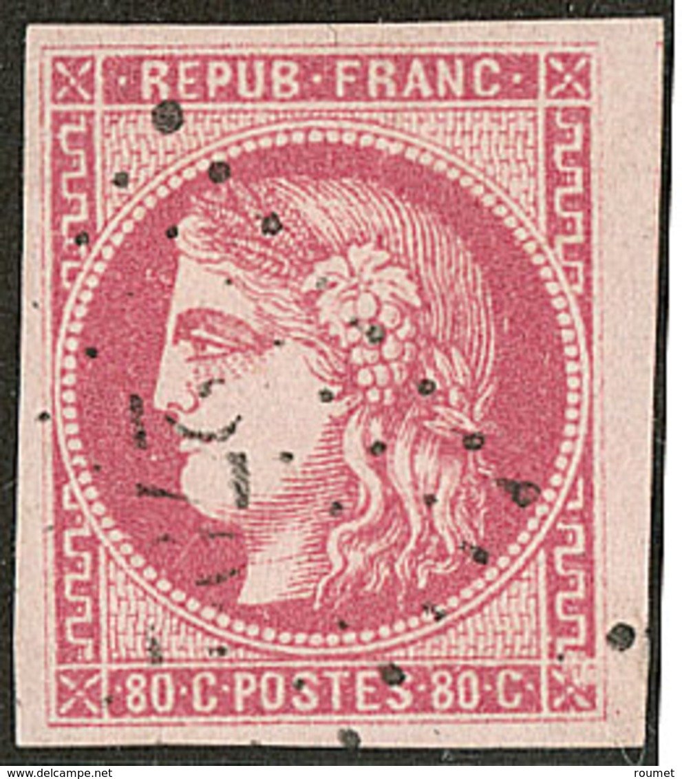 Oblitérations. Pgc. No 49, Obl Pgc 279?. - TB - 1870 Bordeaux Printing